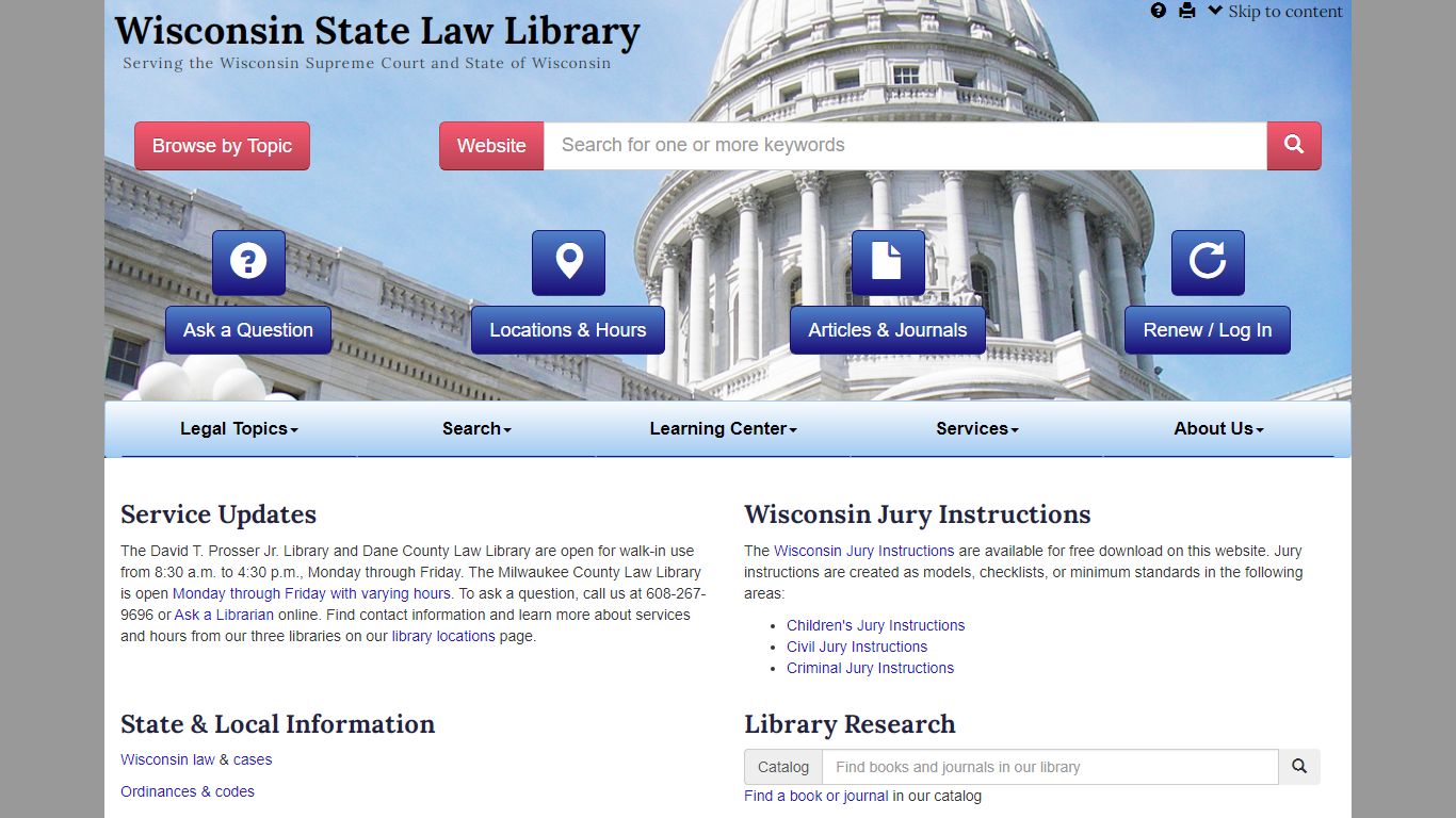 Wisconsin State Law Library